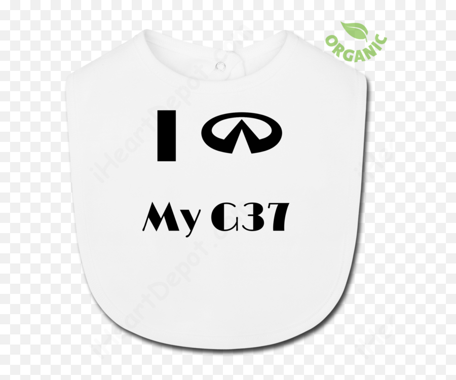 Organic Baby Bib - T Shirt Png,Infiniti Logo