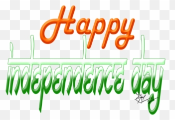 Png Clipart - Happy Independence Day Font Style,Independence Day Png