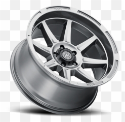 Icon Bandit Gunmetal - Rim png
