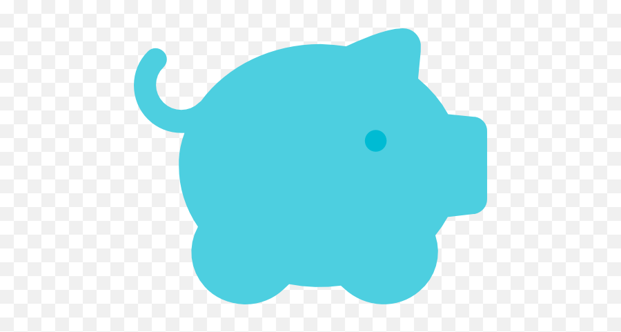 Piggy Bank Free Vector Icons Designed By Kiranshastry - Animal Figure Png,Blue Piggy Bank Icon
