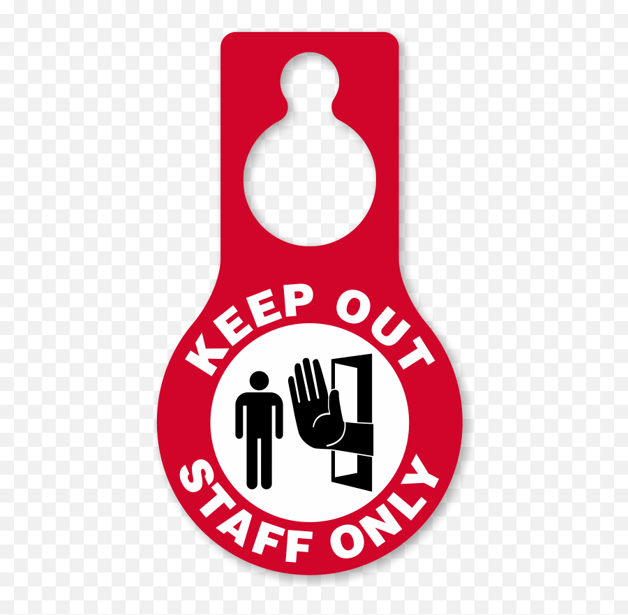 Door Clipart Hospital Transparent - Keep Out Staff Only Png,Do Not Enter Png