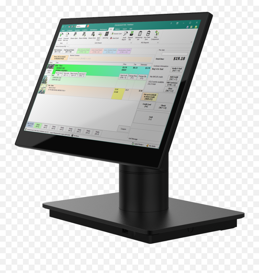 Point Of Sale Software - Pos Software By Fieldstack Horizontal Png,Pos Icon Free