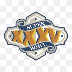 Download Hd Super Bowl 2001 Logo Png Transparent - Baltimore Super Bowl Xxxv Logo,Ravens Logo Transparent
