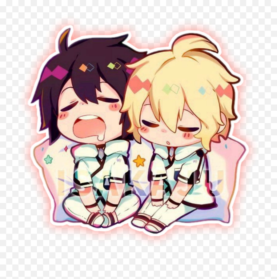 The Most Edited Yuichirohyakuya Picsart - Yuu And Mika Chibi Png,Yuichiro Hyakuya Icon