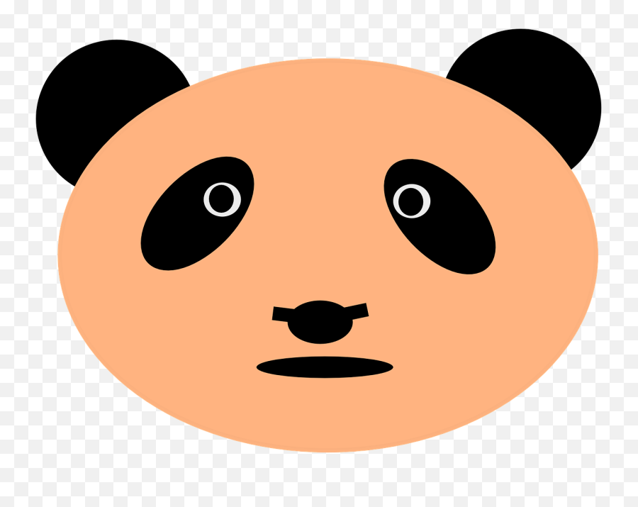 Bear Face Png - Panda Bear Face Head Animal Png Image Mt Cabeca De Panda,Bear Head Png