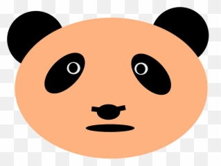 Bear Face Png - Panda Bear Face Head Animal Png Image Mt Cabeca De Panda,Bear Head Png
