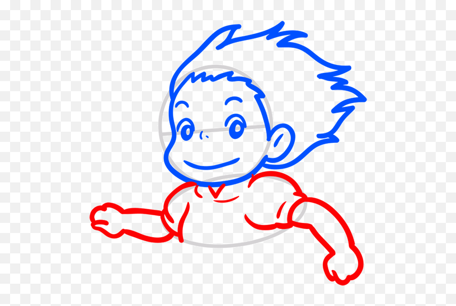Learn How To Draw Ponyo - Ghibli Characters Easy To Draw Ponyo Drawing Easy Png,Ghibli Icon