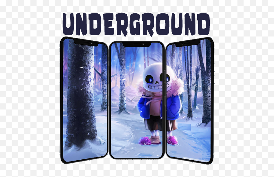 Updated Underground Wallpapers - Sans Frisk U0026 Asriel Sans Snow Png,Undertale Napstablook Icon