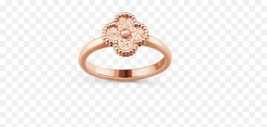 Sweet Alhambra Ring - Vcaro8de00 Van Cleef U0026 Arpels Van Van Cleef And Arpels Sweet Alhambra Ring Png,Van Cleef Icon Rings