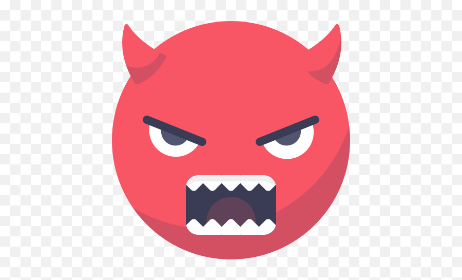 Smiley Icon Png - Devil Icon Png,Surprised Emoji Transparent Background