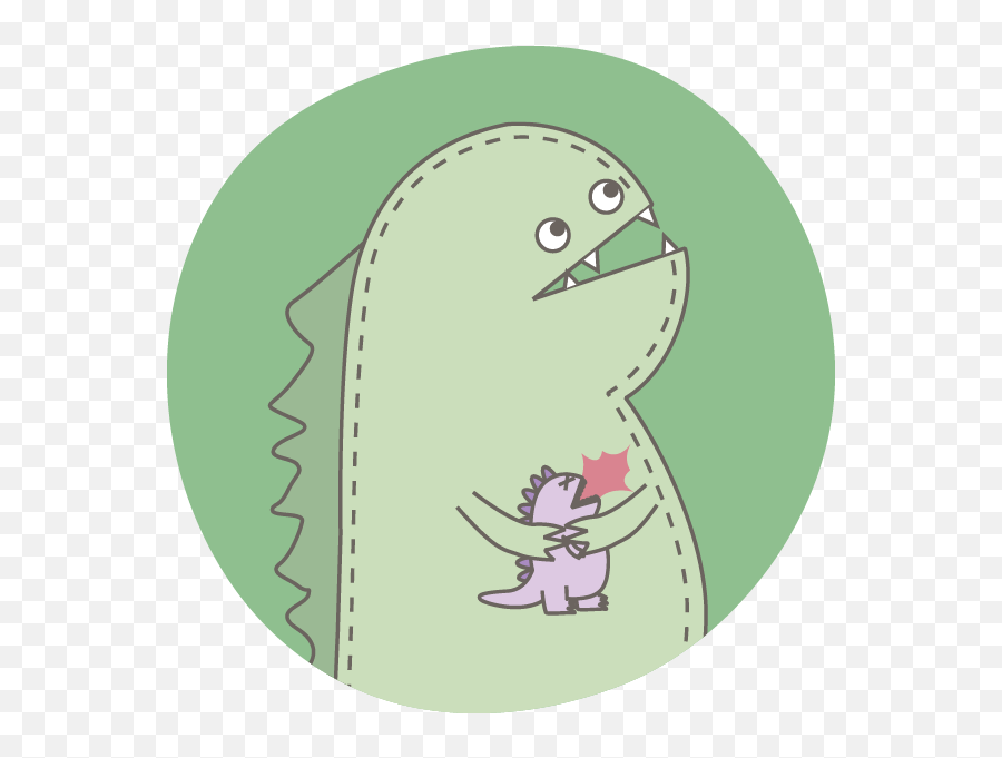 Characters U2014 Ginnie U0026 Pinney Png Angry Dino Icon