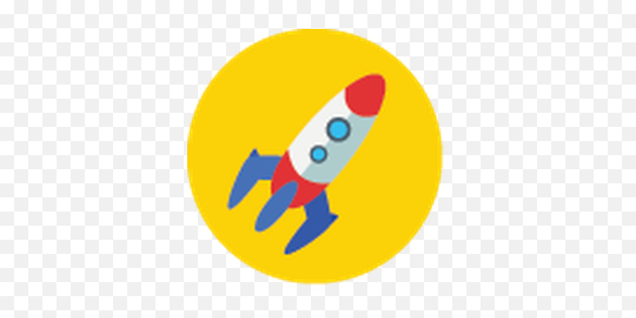 Yellow And Blue - Rocket Science Icon Transparent 484x399 Vertical Png,Science Icon Png