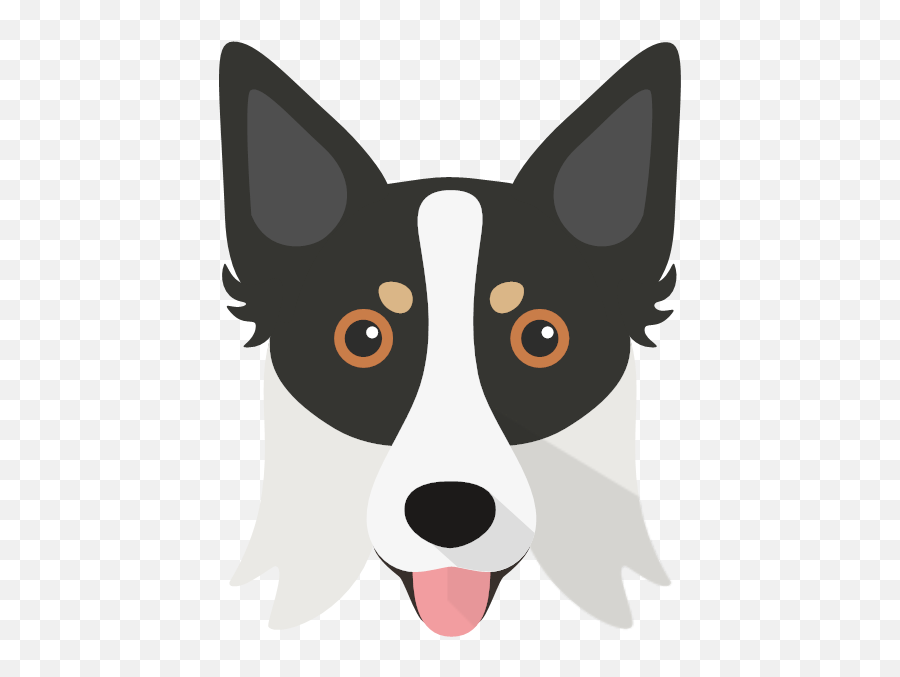 Dog Icon U0026 Heartsu0027 - Personalized Dog Phone Case Yappycom Cartoon Border Collie Dog Face Png,Dog Face Icon