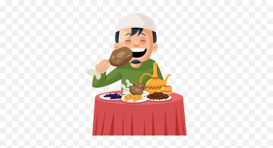 Best Premium Muslim Man Eating Non - Veg And Drinking Alcohol Non Veg Eating Man Png,Veg Non Veg Icon Vector