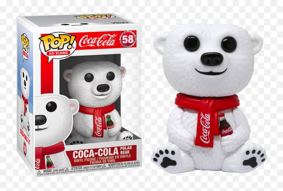 Funko Pop Coca Cola - Polar Bear 58 The Amazing Collectables Figurine Pop Coca Cola Png,National Parks Bear Icon