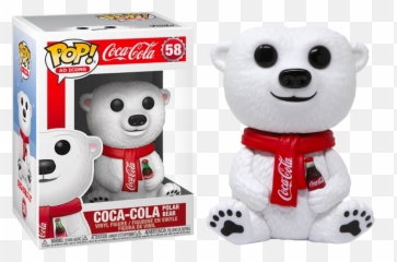 Funko Pop Coca Cola - Polar Bear 58 The Amazing Collectables Figurine png