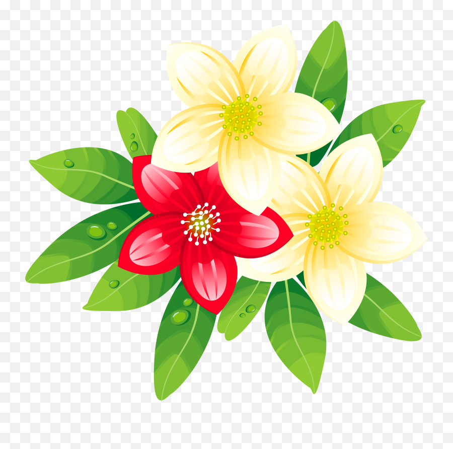 Exotic Flowers Clipart Png Hawaiian