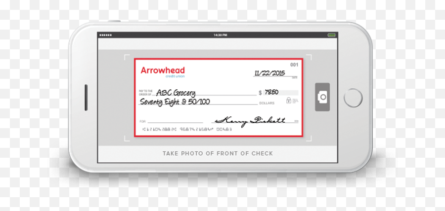 Online Banking U0026 Mobile App Arrowhead Credit Union - Smart Device Png,Mobile Deposit Icon