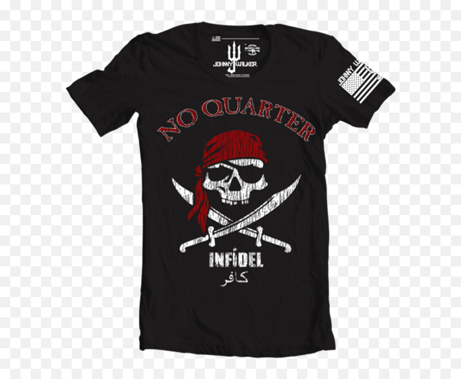 Brothers U0026 Arms Usa - Menu0027s Johnny Walker No Quarter Tshirt Shirt Nevermore Png,Johnnie Walker Icon
