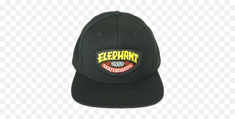Elephant Brand Logo Patch Snap Back Hat - Baseball Cap Png,Elephant Logo Brand