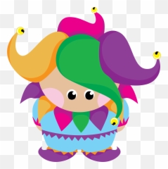Jester Vector Transparent Png Clipart - Mardi Gras,Jester Png