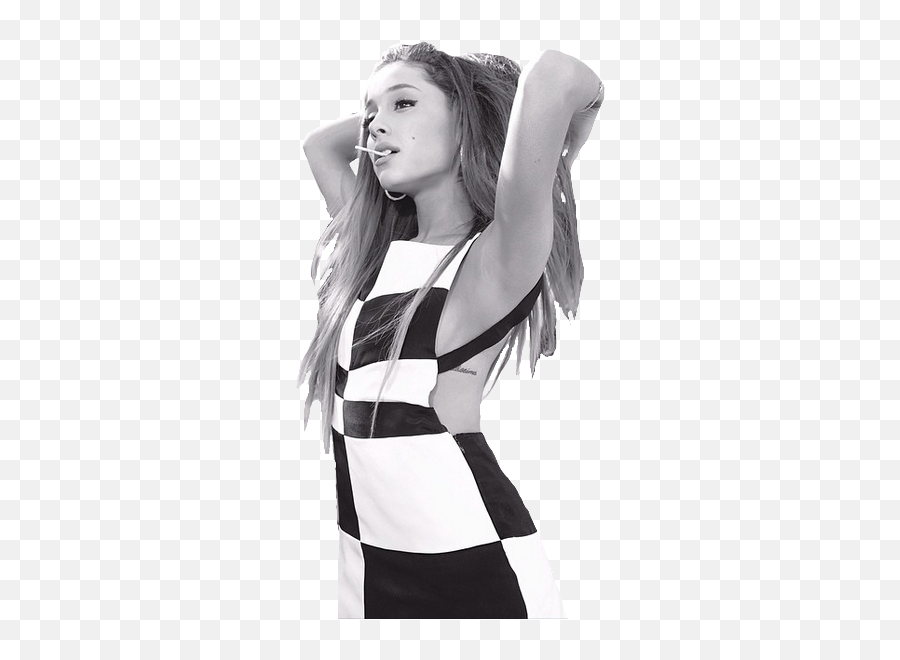 Ariana Grande Black And White Png 5 - Ariana Grande Problem Photoshoot,Ariana Grande Transparent Background