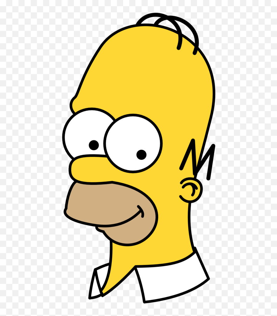Simpsons Transparent Homer Picture - Homer Simpson Drawing Head Png,Homer Simpson Png