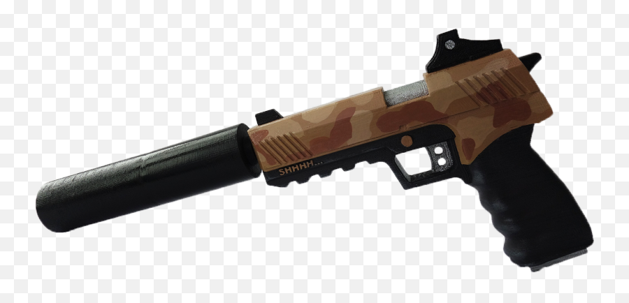 Fortnite Suppressed Pistol Replica - Silenced Pistol Fortnite Png,Fortnite Scar Transparent