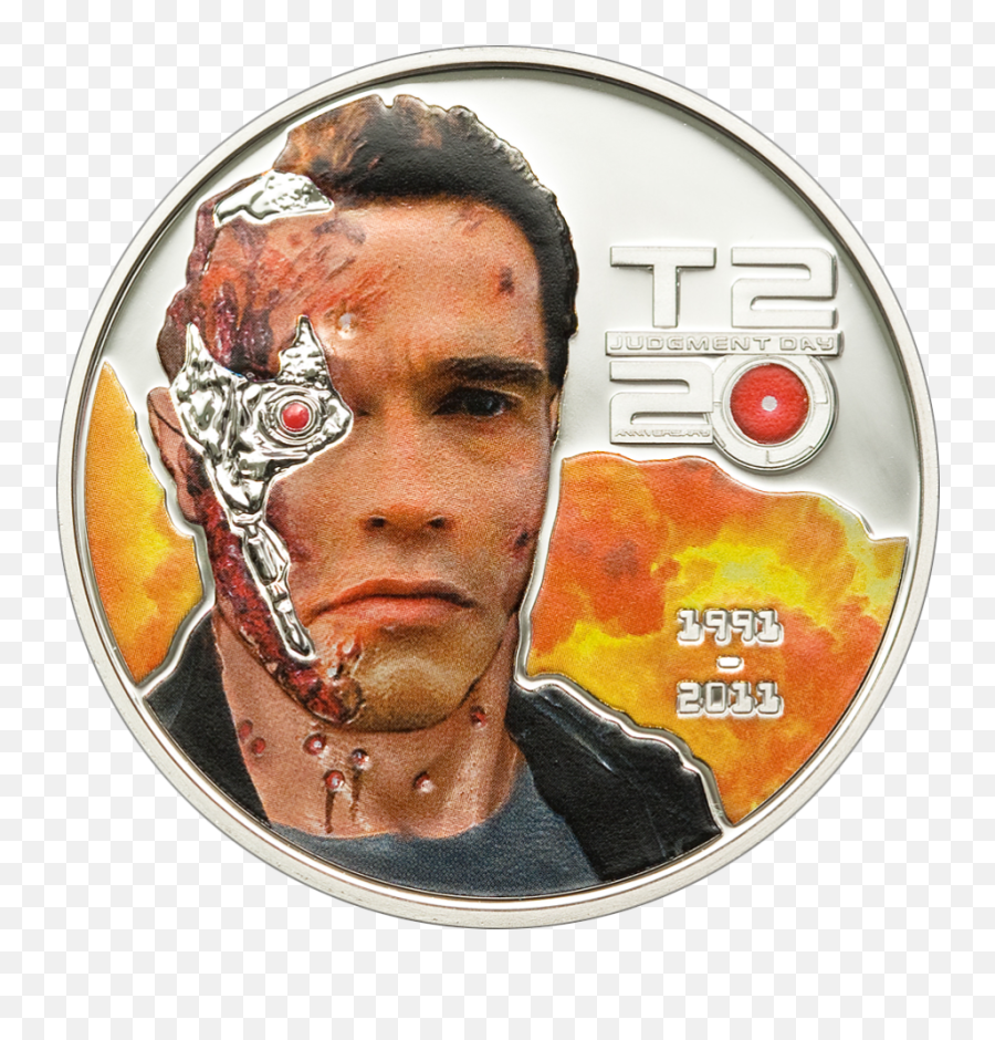Terminator T2 Set U2013 Cit Coin Invest Ag - Terminator Judgment Day Png,Terminator Face Png