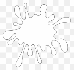 White Paint Splatter - ClipArt Best Png