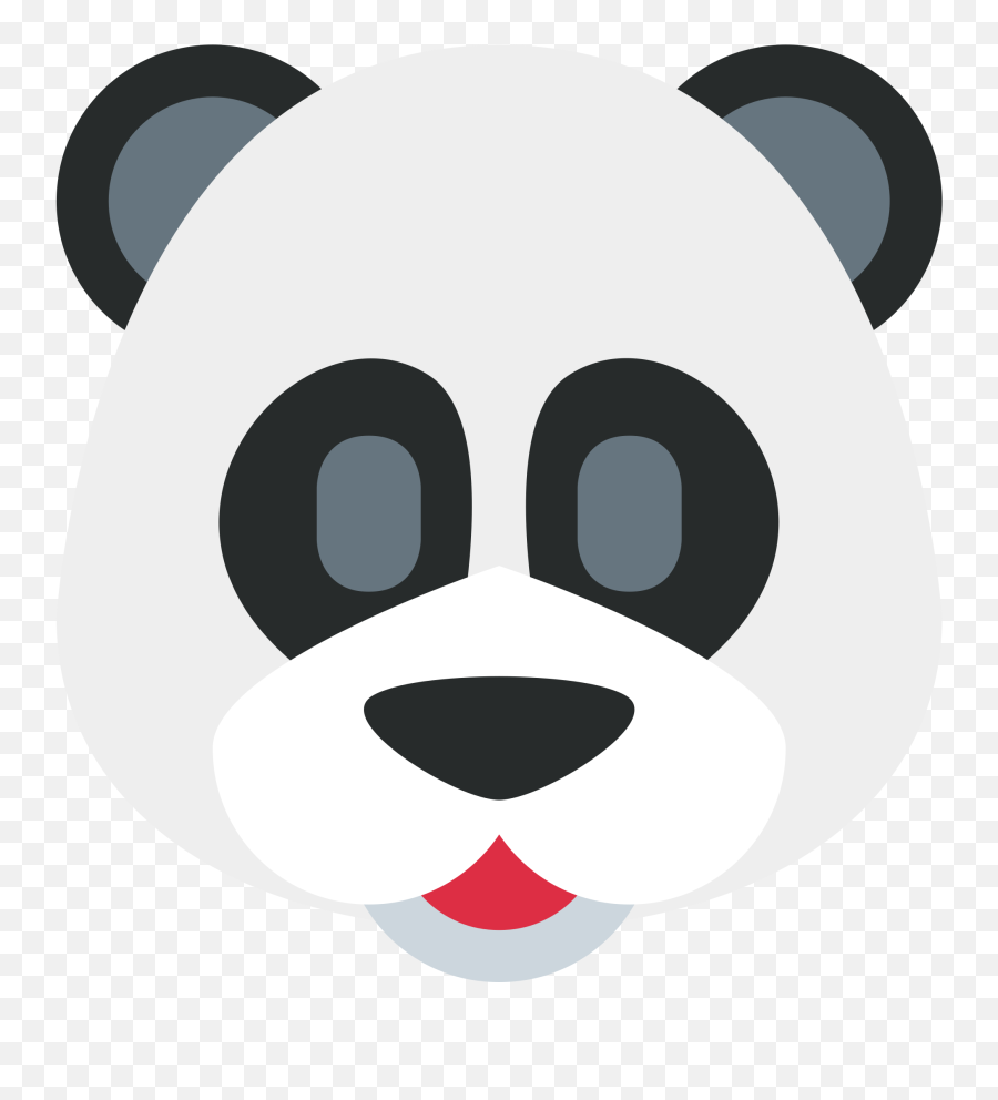 Panda Emoji Clipart - Facebook Panda Emoji Png,Panda Emoji Png