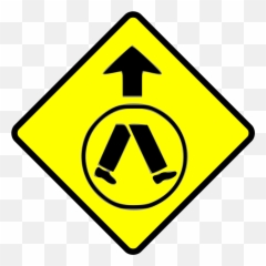 Pedestrian Crossing Caution - Sign png