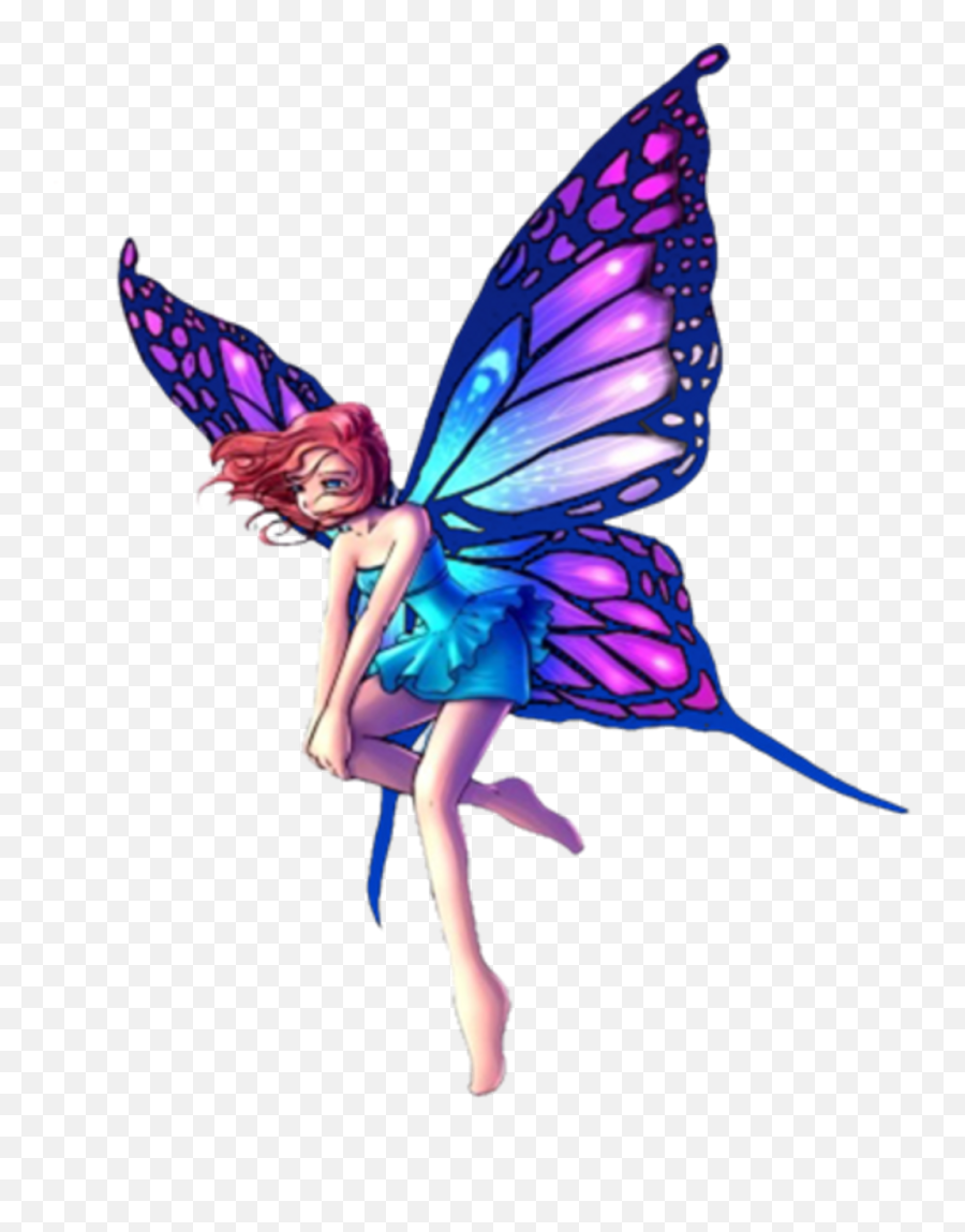 Blue Fairy Wings Png - Fairy Png,Wing Png