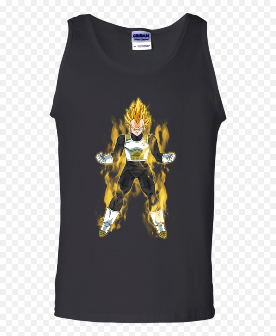 Vegeta Super Saiyan Aura - Dragon Ball Menwomen Tank Top Loud House Black Shirts Png,Super Saiyan Aura Png