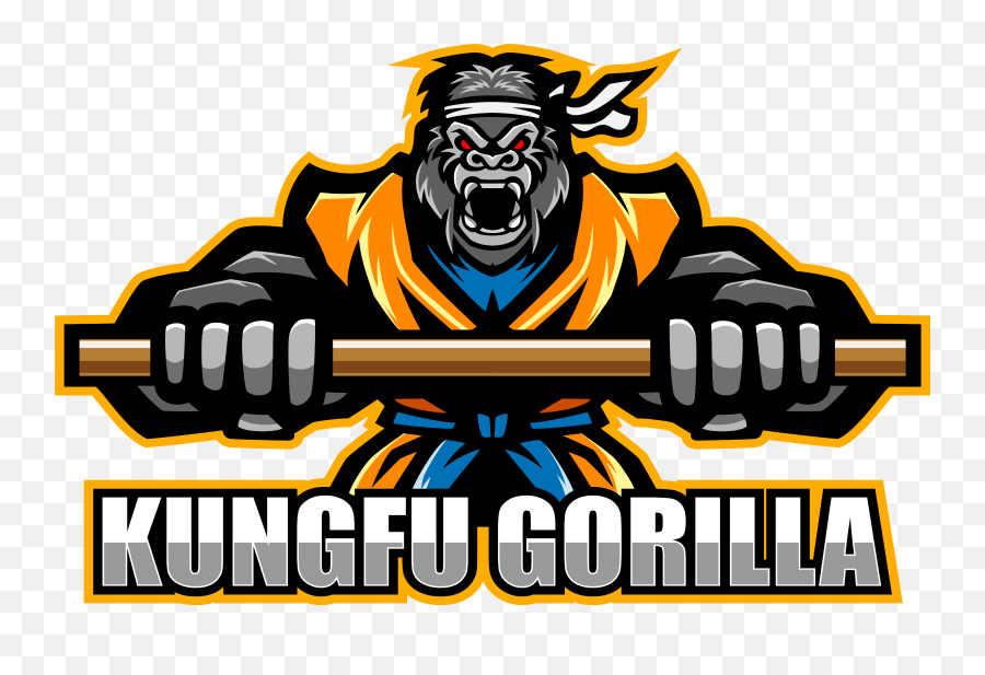 Kungfu Gorilla Esport Mascot Logo By Visink Thehungryjpeg Png Facebook
