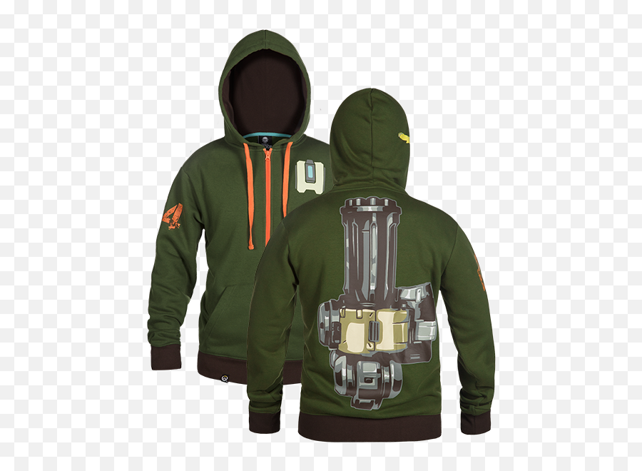 Download Overwatch Ultimate Bastion Zip Up Hoodie - Hoodie Png,Bastion Png