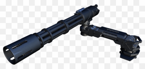 The Mini Gun Was When Model First Started Showing - Iron Iron Man War Machine Gun Png,Man With Gun Png