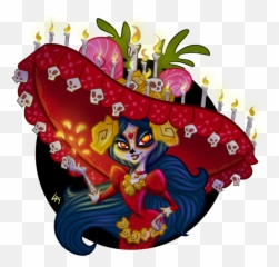 Library Of Book Life Png Files Clipart - La Catrina Png,Catrina Png