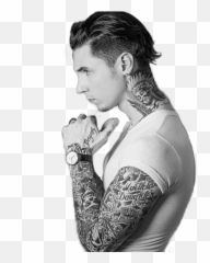 Bvb Andybiersack Png - Peinado Andy Black,Andy Biersack Png