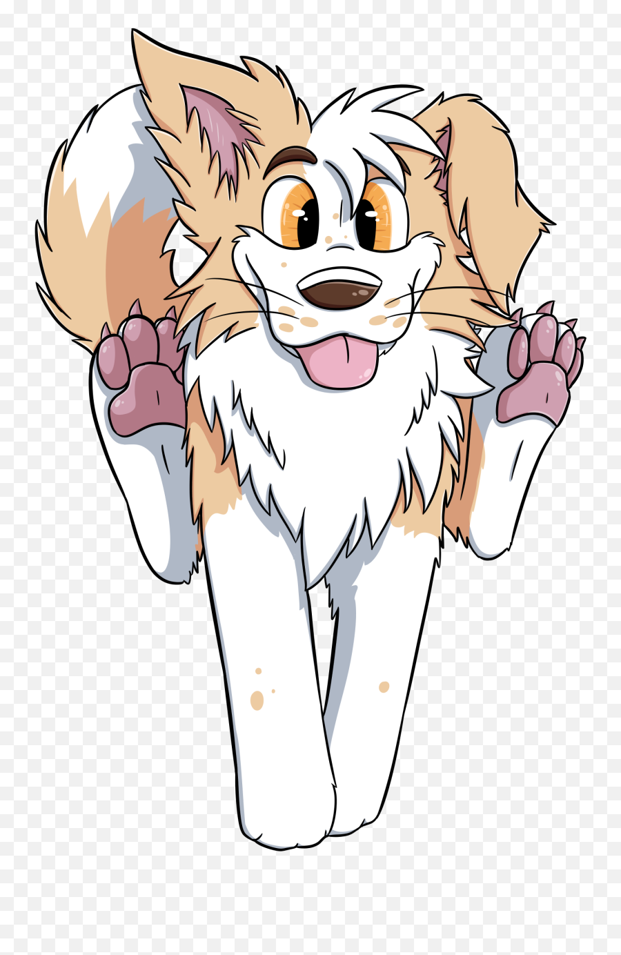 Running Cartoon Border Collie - Make A Border Collie Drawing Png,Border Collie Png