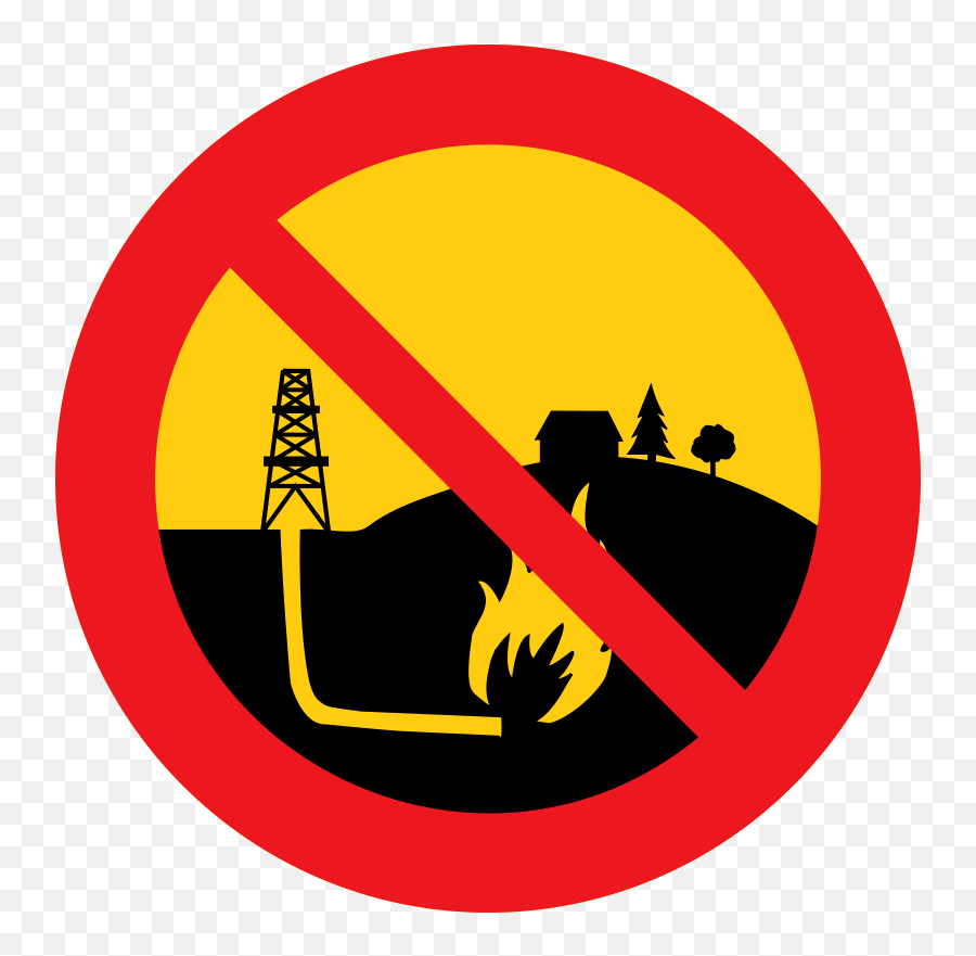 Free Clipart No Shale Gas Dominiquechappard - Anti Fracking Png,Road Clipart Transparent