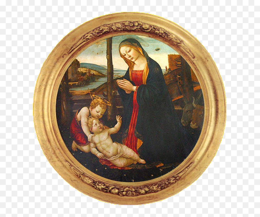 Unidentified Florence Objects The Florentine - Domenico Ghirlandaio Madonna With Saint Giovannino Png,Ufo Transparent Background
