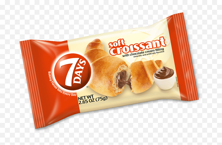 7days Croissant Chocolate - 7 Days Croissant Chocolate Png,Croissant Transparent