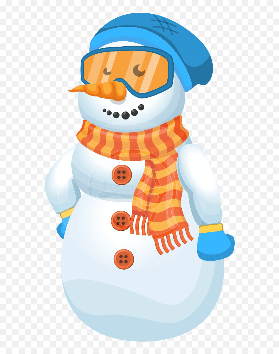 Snowman Cartoon Vector Character - 50 Illustrations Graphicmama Png Snowman Cartoon Vector,Snow Man Png