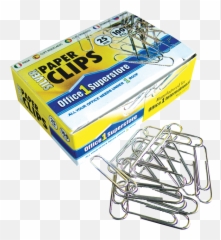 Download O1s Silver Paper Clips 25mm 100pcspaper Box - With png