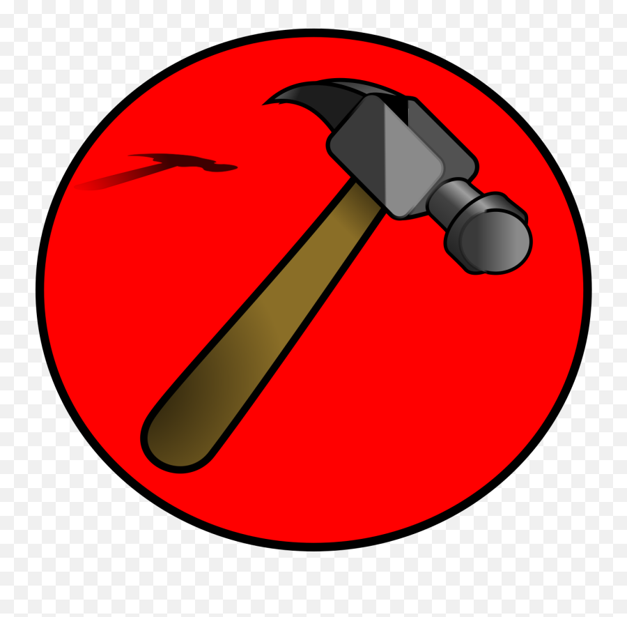 Hammer Icon Svg Vector Clip Art - Svg Clipart Clip Art Png,Hammer Icon Png