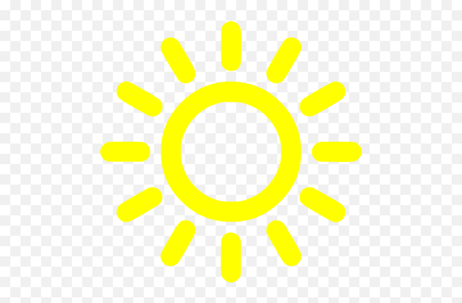 Yellow Sun Icon - Free Yellow Weather Icons Happiness And Essential Oils Png,Sun Png Image