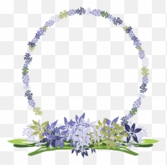 Free Picture Frame Graphics For Craft U0026 Design - Circle Flower Png