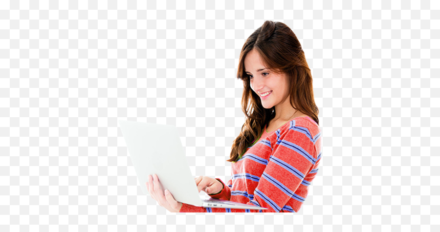 Download Free Png Background - Studenttransparent Dlpngcom Teenager With Computer Png,Student Png