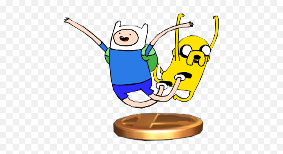 Finn U0026 Jake Trophy - Super Smash Bros Lawl Assist Trophies Finn And Jake Png,Trophies Png